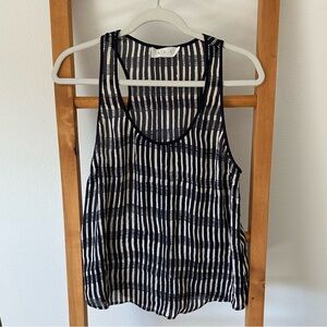 A.L.C. Silk Printed Racerback Tank